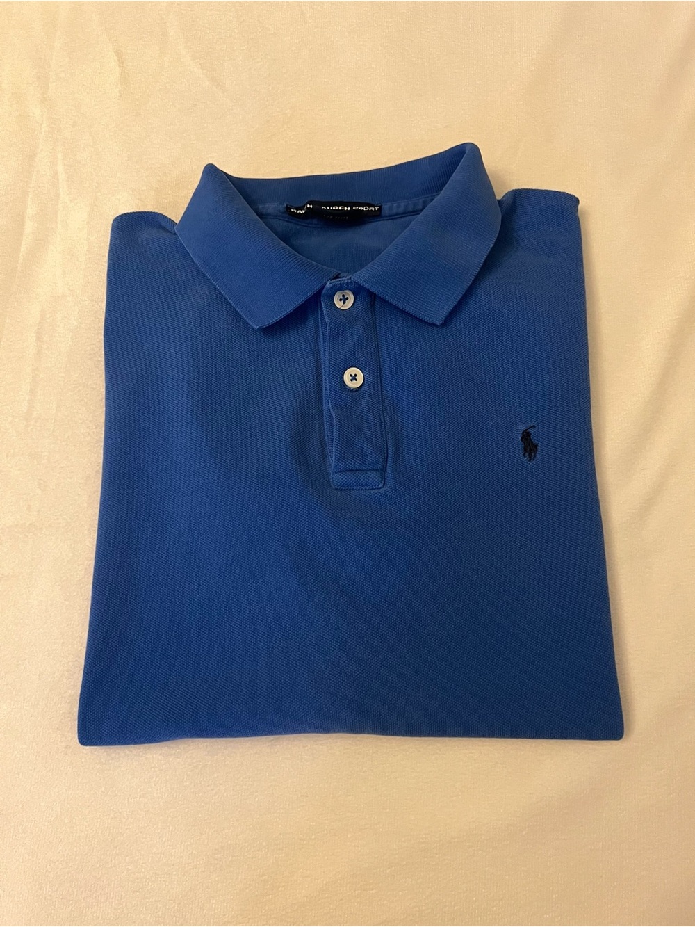Vintage Polo by Ralph Lauren Blue Polo with Navy Pony